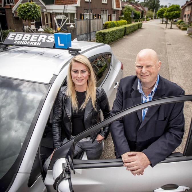 Autorijschool Ebbers logo