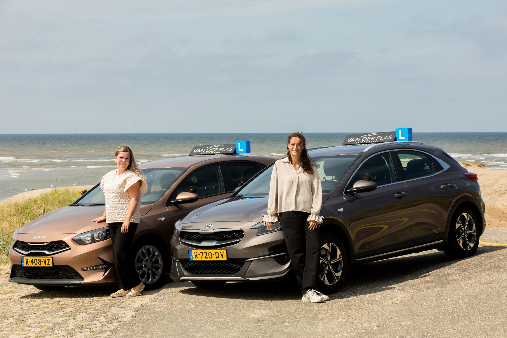 Autorijschool van der Plas logo