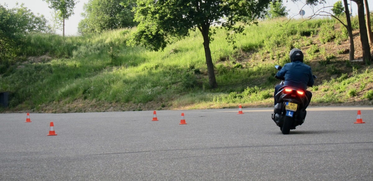 Motorrijschool Peter Waterval logo