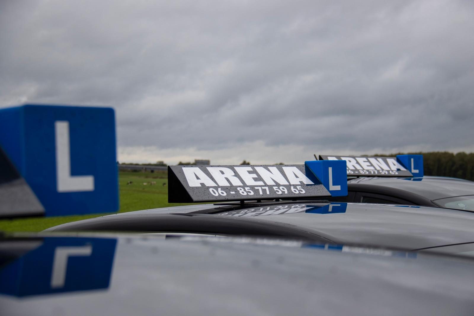 Rijschool Arena logo