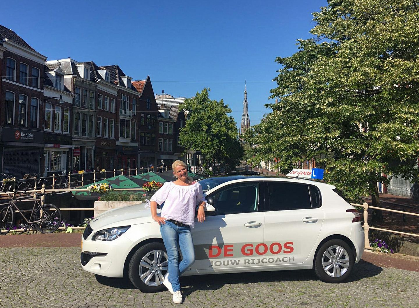 Rijschool De Goos logo