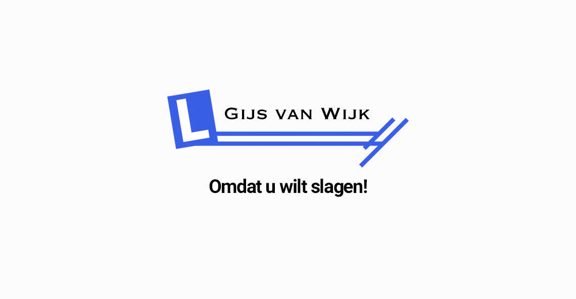 Rijschool Gijs van Wijk logo