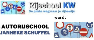 Rijschool KW logo