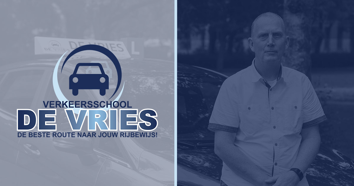 Verkeersschool De Vries logo